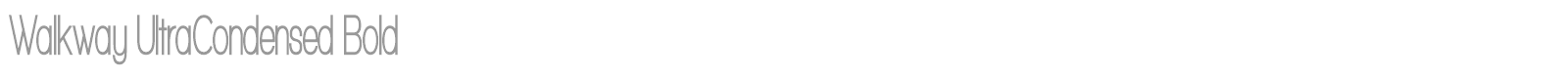 Walkway font preview